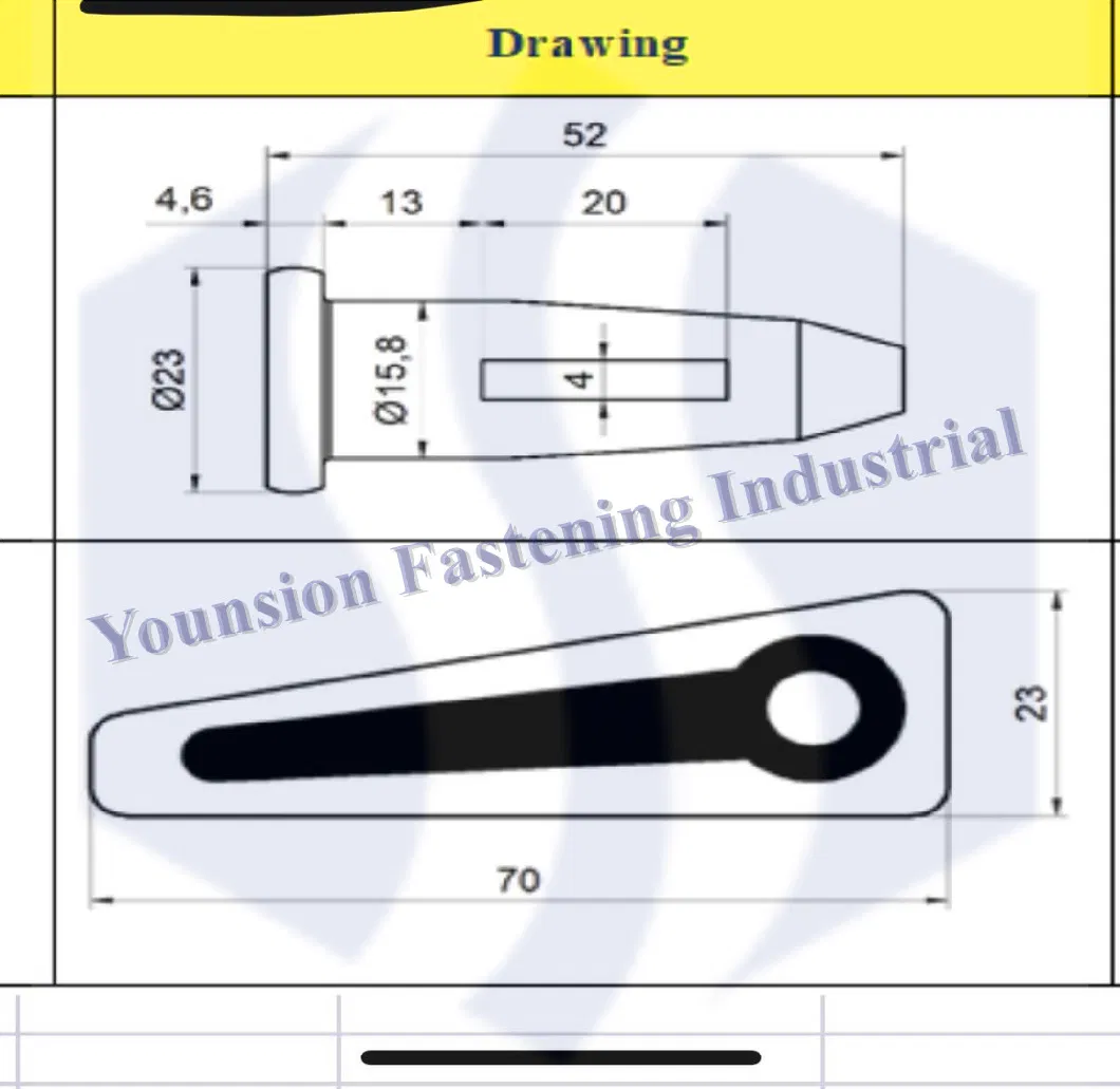 Concrete Formwork Accessories Heavy Duty Pin&Wedge