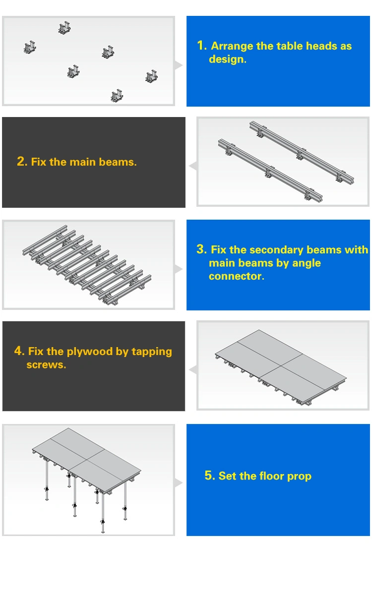 Slab Pouring Simple Structure Construction Price Column Platform Formwork Table Form Manufacture