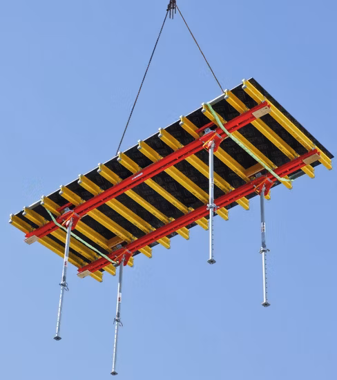 Encofrado de losa de mesa de acero utilizado para obras de construcción de edificios de gran altura Venta caliente